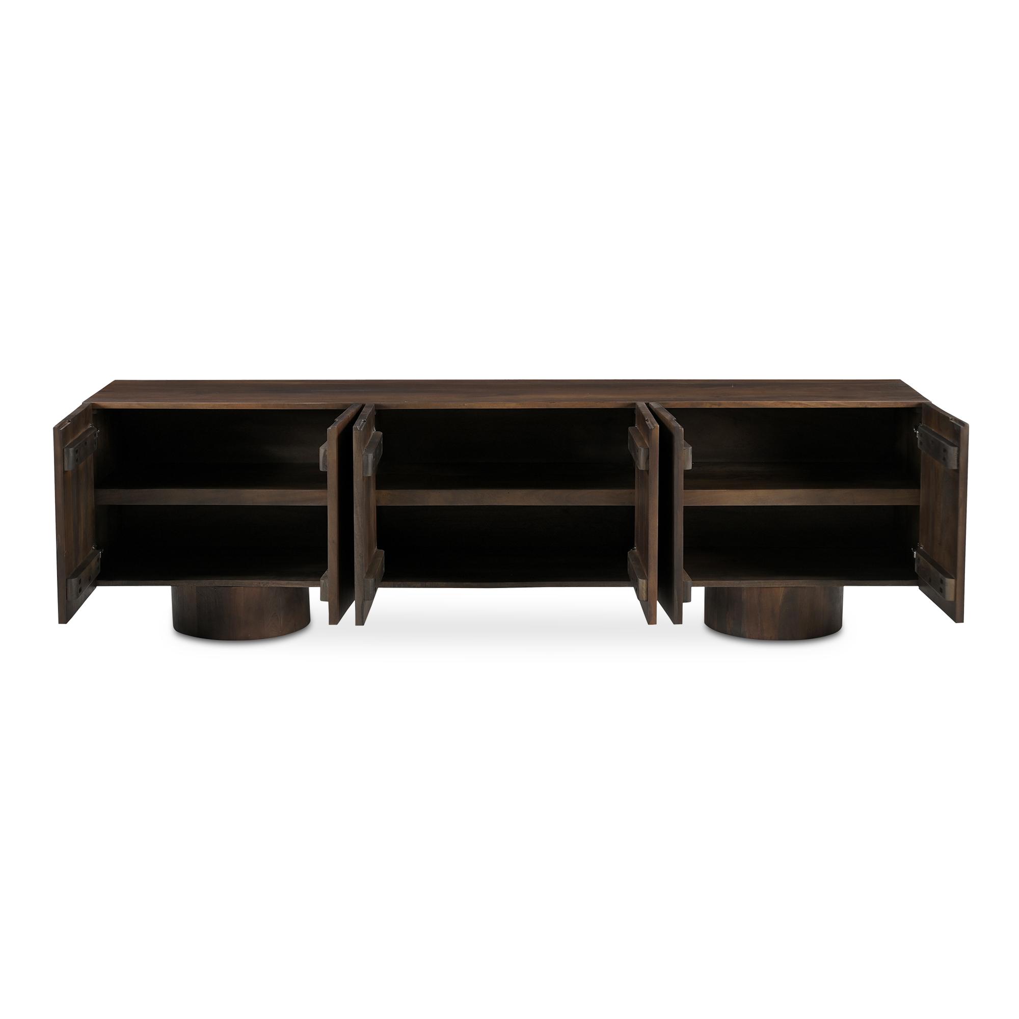 Hadley Media Unit Warm Brown 4 Hadley Media Unit Warm Brown - Image 4