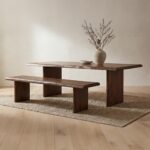 Lila Dining Bench Large Brown BB-1037-03-0 BB 1037 03 0 00