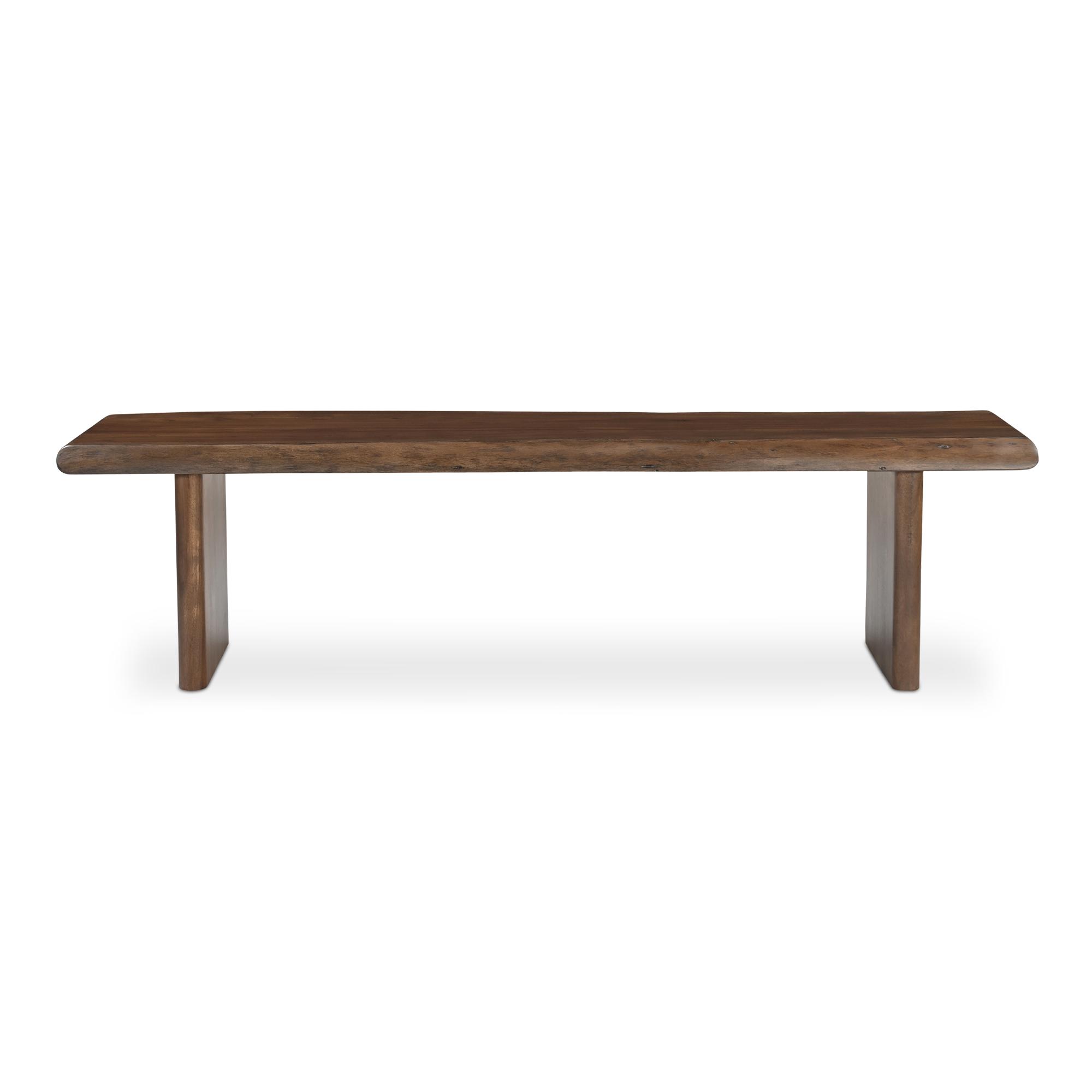 Lila Dining Bench Large Brown 1 Lila Dining Bench Large Brown