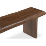 Lila Dining Bench Small Brown BB-1038-03-0 BB 1038 03 0 Lila closeup01 shadsilo