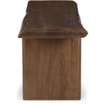 Lila Dining Bench Small Brown BB-1038-03-0 BB 1038 03 0 Lila side right shadsilo