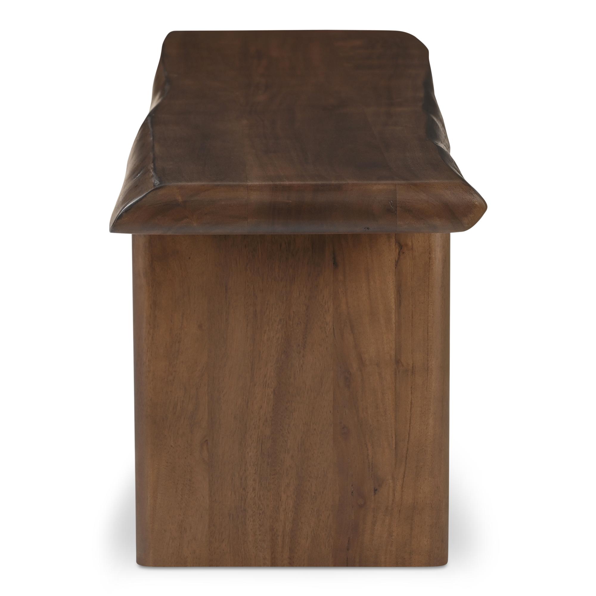 Lila Dining Bench Small Brown 3 Lila Dining Bench Small Brown - Image 3