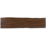 Lila Dining Bench Small Brown BB-1038-03-0 BB 1038 03 0 Lila top shadsilo