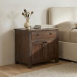 Gene Charging Nightstand Dark Brown 20 Gene Charging Nightstand Dark Brown BB-1039-20 BB 1039 20 01