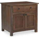 Gene Charging Nightstand Dark Brown BB-1039-20 BB 1039 20 Gene diagR shadsilo
