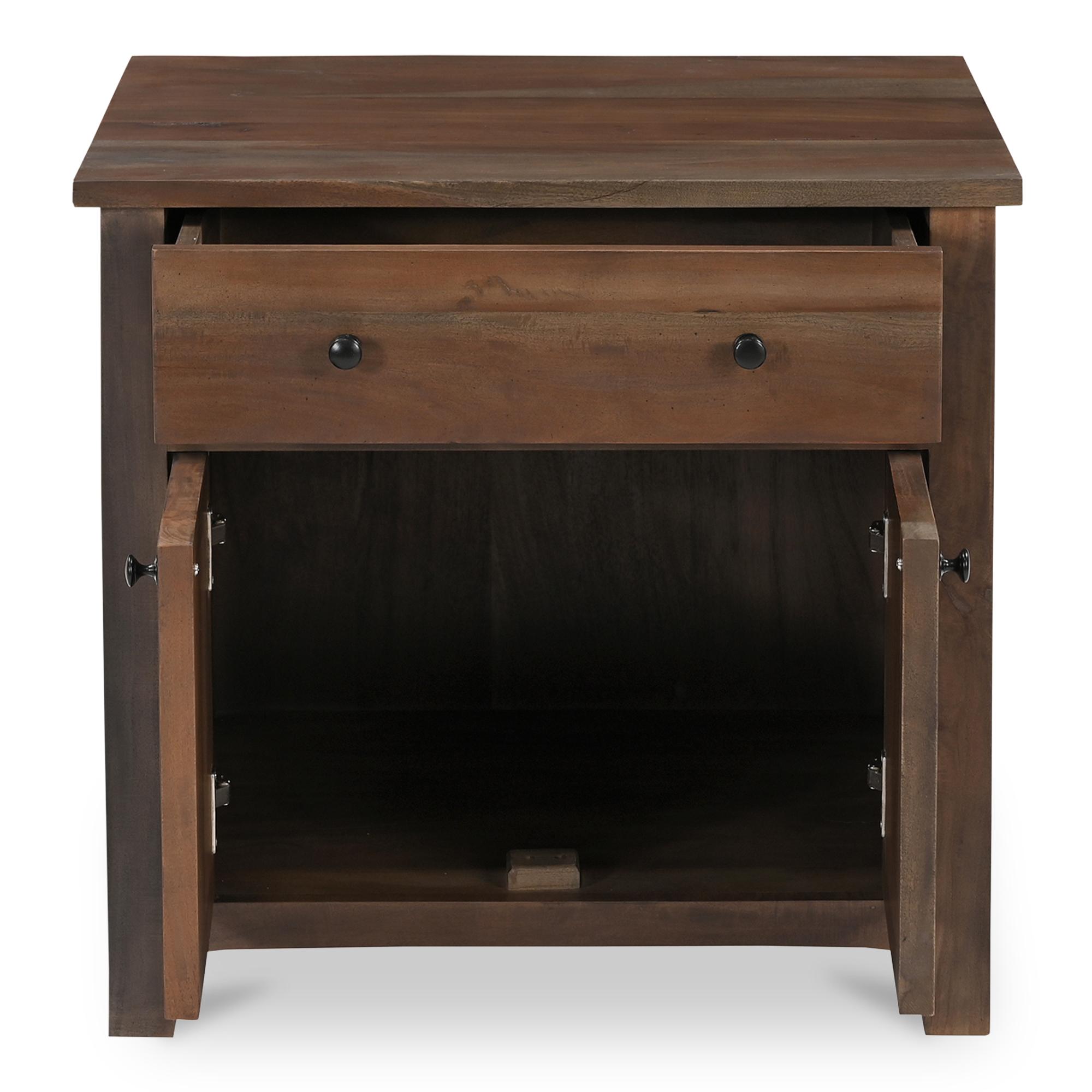 Gene Charging Nightstand Dark Brown 4 Gene Charging Nightstand Dark Brown - Image 4