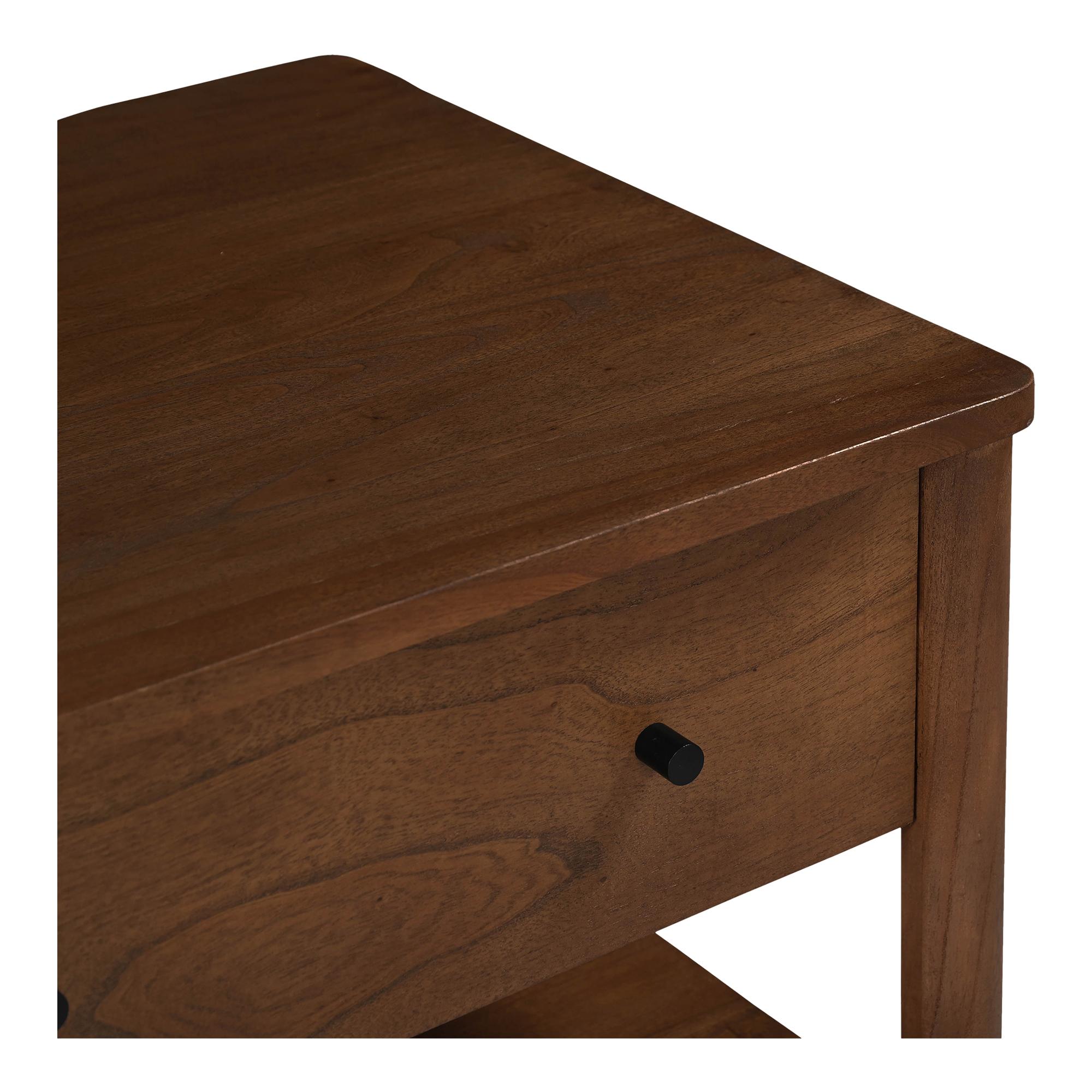 Lottie Charging Nightstand Brown 7 Lottie Charging Nightstand Brown - Image 7