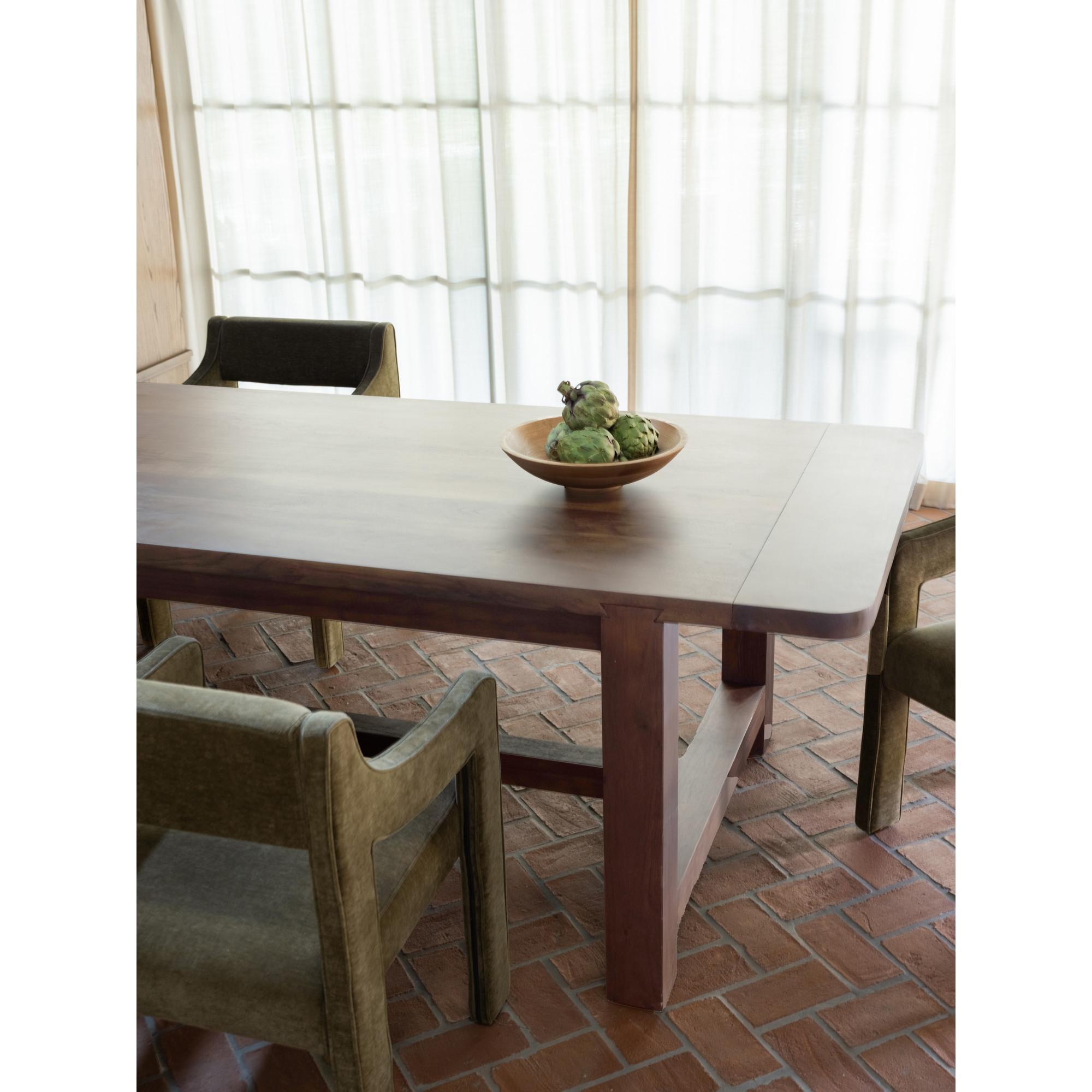 Wilson Dining Table Large Warm Brown 7 Wilson Dining Table Large Warm Brown - Image 7