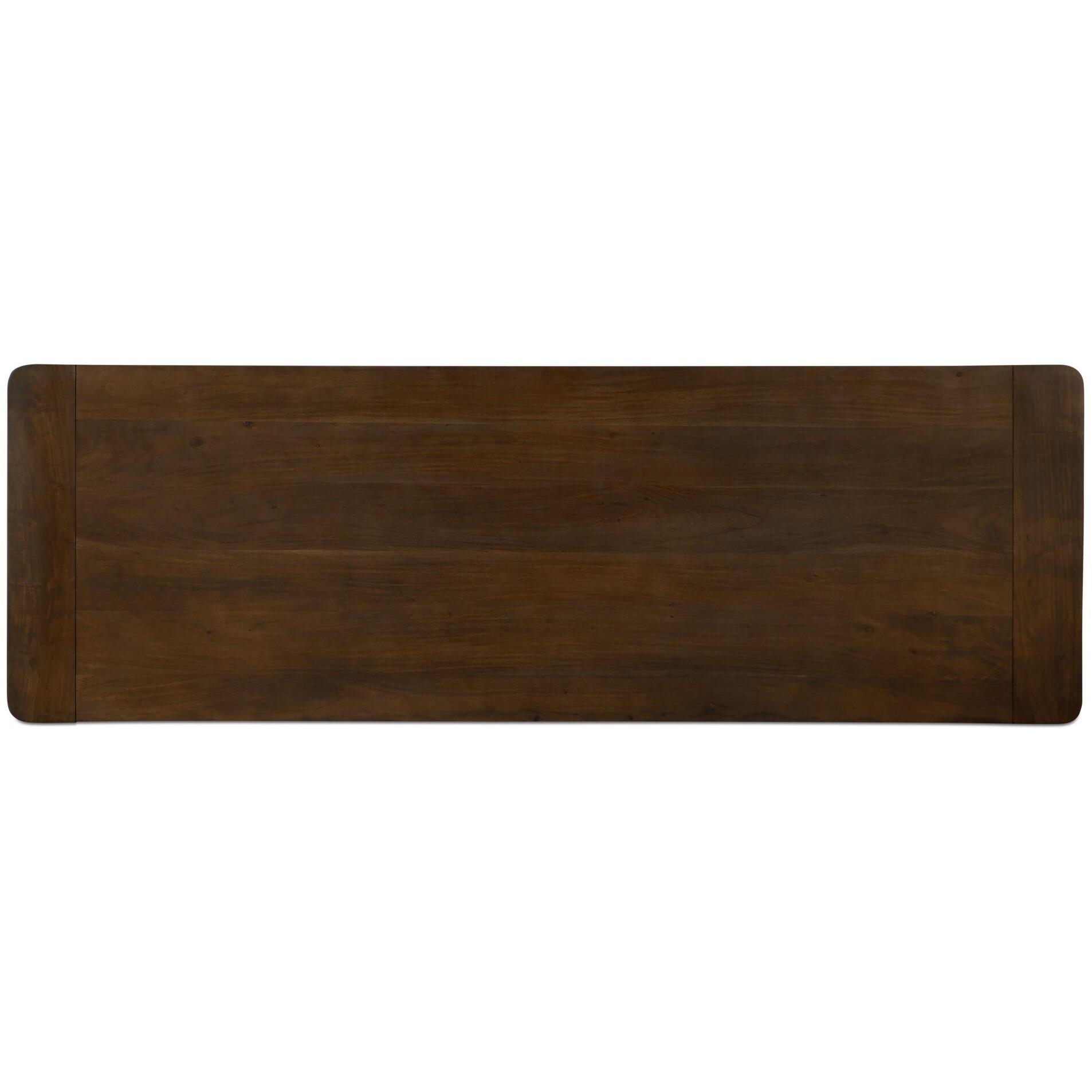 Wilson Dining Table Large Warm Brown 4 Wilson Dining Table Large Warm Brown - Image 4