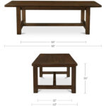 Wilson Dining Table Small Warm Brown 21 Wilson Dining Table Small Warm Brown - Image 11
