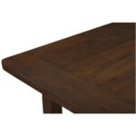Wilson Dining Table Small Warm Brown 11 Wilson Dining Table Small Warm Brown BB-1044-20-0 BB 1044 20 0 Wilson closeup01 shadsilo