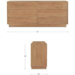 Hudson 6 Drawer Dresser Natural BB-1046-24 BB 1046 24 70