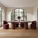 Hadley Dining Table Small Warm Brown BB-1047-20-0 BB 1047 20 0 10