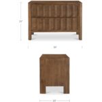 Roland Nightstand Brown 5 Roland Nightstand Brown BB-1053-03 BB 1053 03 70 dim