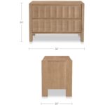 Roland Nightstand Natural 5 Roland Nightstand Natural BB-1053-24 BB 1053 24 70 dim