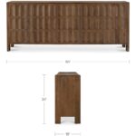 Roland Sideboard Brown BB-1055-03 BB 1055 03 70 dim