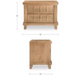Enya Nightstand Natural Oak BB-1056-24 BB 1056 24 70 dim