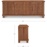 Enya Sideboard Red Oak BB-1057-04 BB 1057 04 70 dim