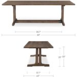 Samuel Dining Table Dark Brown BB-1058-20-0 BB 1058 20 0 70 dim