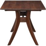 Florence Rectangular Dining Table Small Walnut BC-1001-03 BC 1001 03 03