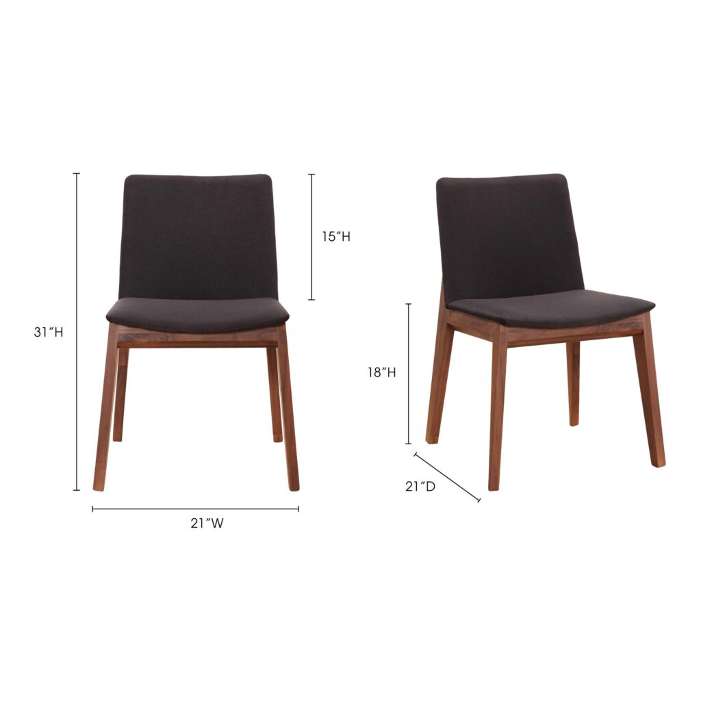 Deco Dining Chair Black (Set of 2) - Image 11