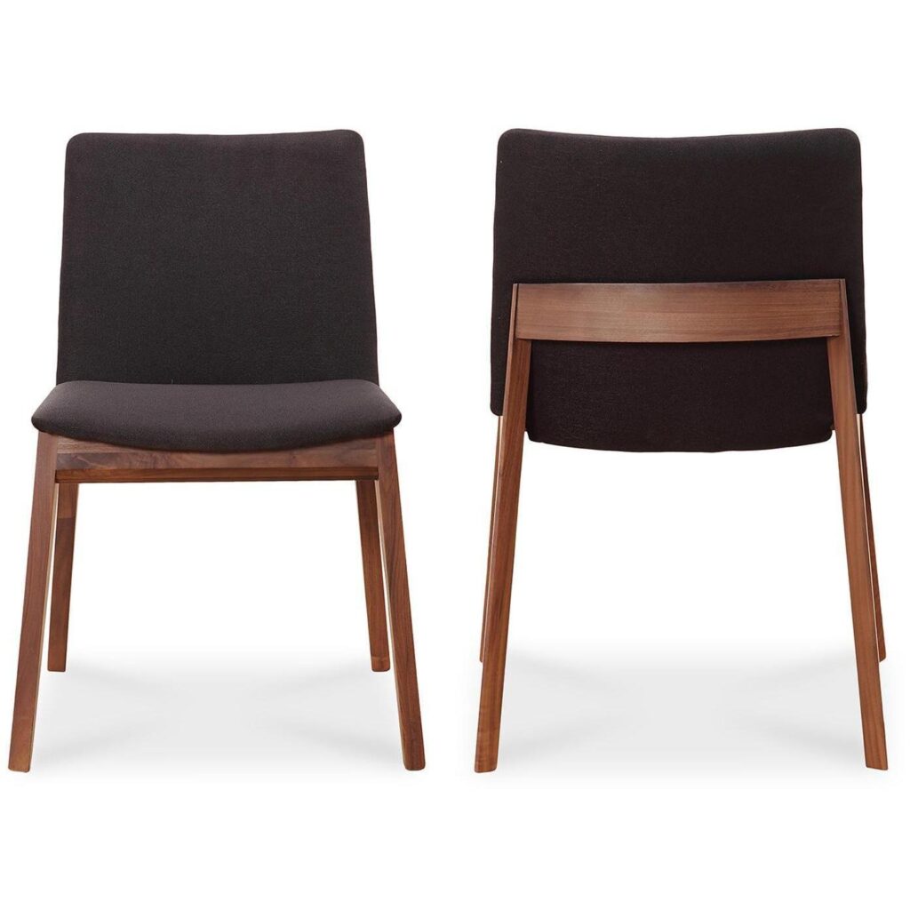 Deco Dining Chair Black (Set of 2) - Image 2