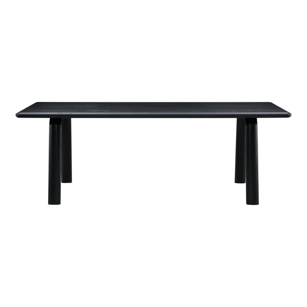 Malibu Dining Table Black Ash