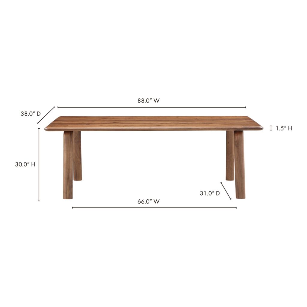 Malibu Dining Table Walnut - Image 15