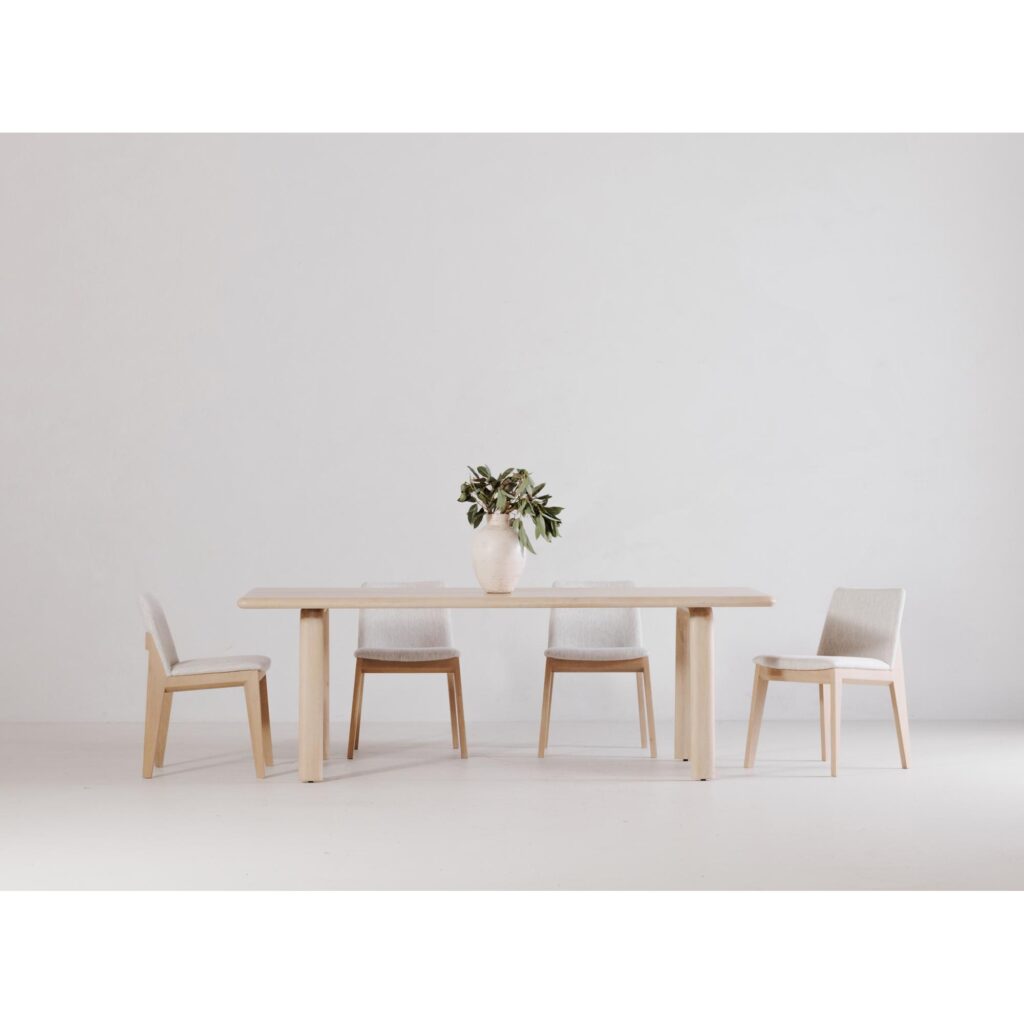 Malibu Dining Table White Oak - Image 9