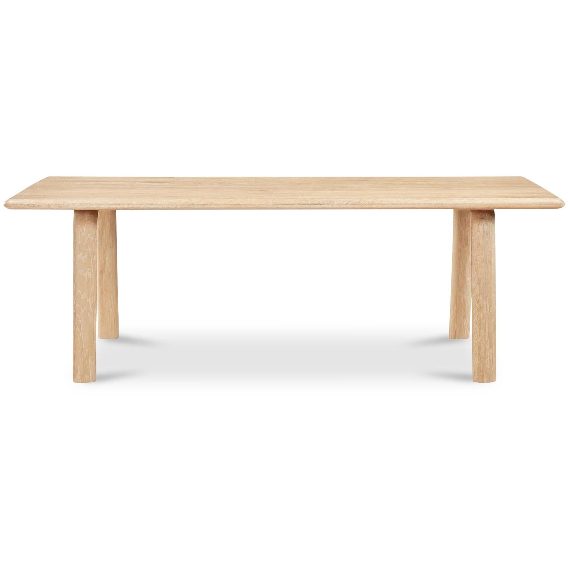 Malibu Dining Table White Oak 1 Malibu Dining Table White Oak