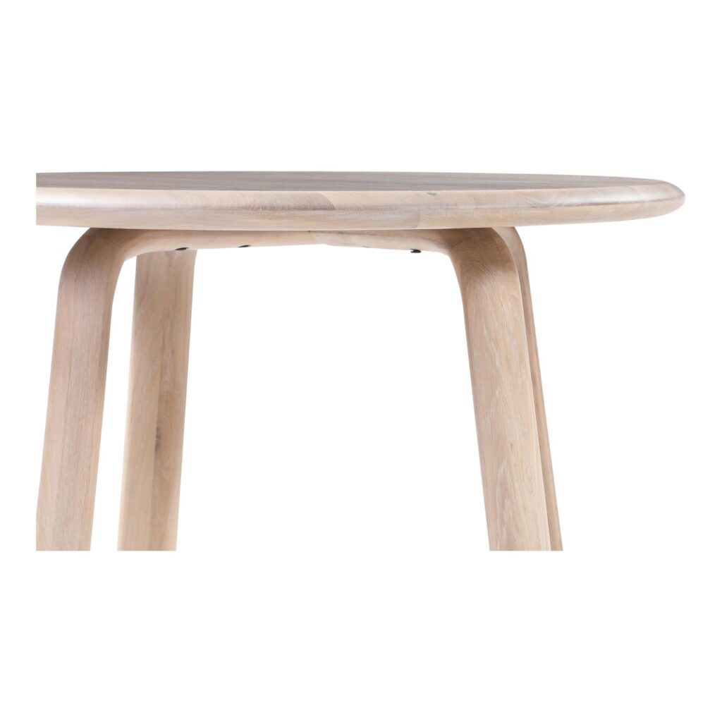 Malibu Round Dining Table White Oak - Image 3