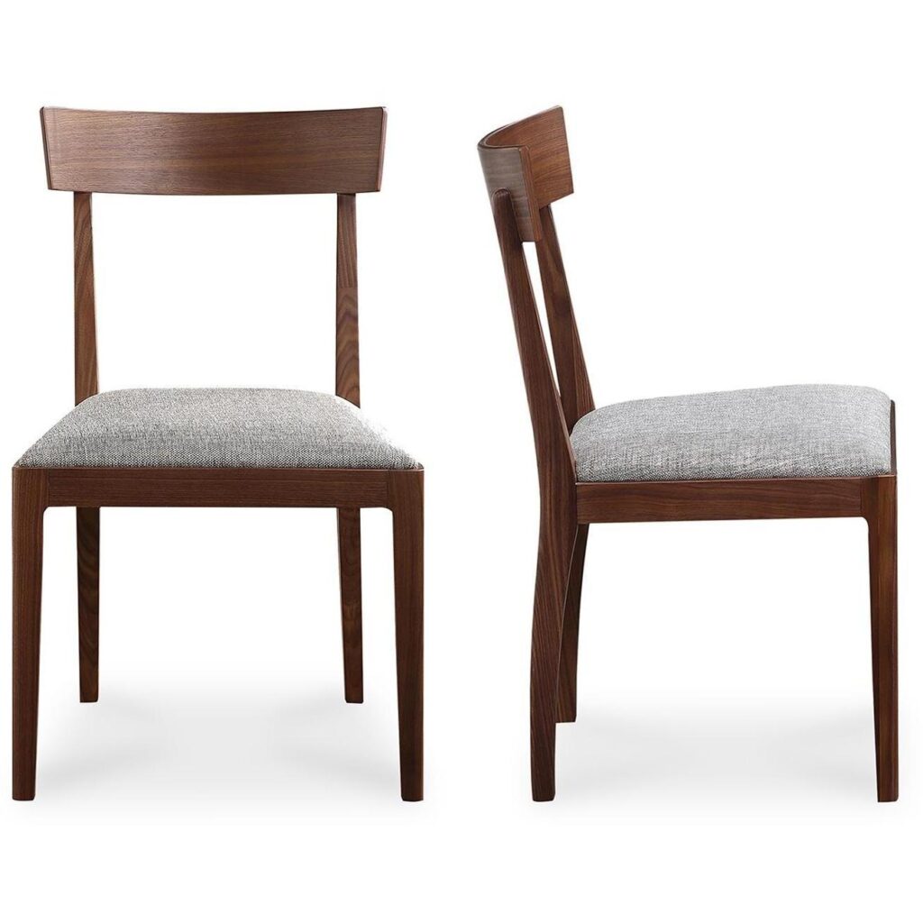 Leone Dining Chair Walnut (Set of 2)