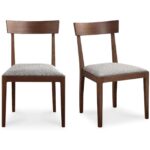 Leone Dining Chair Walnut (Set of 2) 12 Leone Dining Chair Walnut (Set of 2) BC-1078-24 BC 1078 24 81