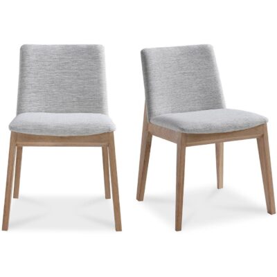 Deco Oak Dining Chair Light Grey (Set of 2) BC-1086-29 BC 1086 29 81