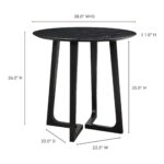 Godenza Counter Table Black Ash 17 Godenza Counter Table Black Ash BC-1089-02-0 BC 1089 02 70
