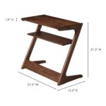 Sakai Accent Table Walnut 9 Sakai Accent Table Walnut BC-1093-03 BC 1093 03 70