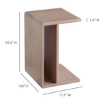Hiroki Accent Table White Oak 11 Hiroki Accent Table White Oak BC-1094-18 BC 1094 18 70