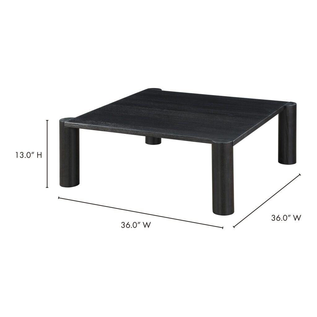 Post Coffee Table Black - Image 15