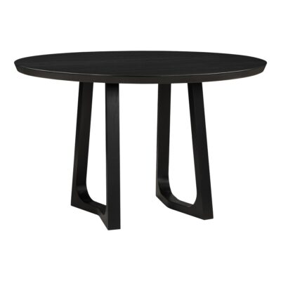 Silas Round Dining Table Black Ash BC-1102-02-0 BC 1102 02 01