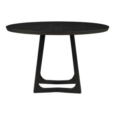 Silas Round Dining Table Black Ash BC-1102-02-0 BC 1102 02 02