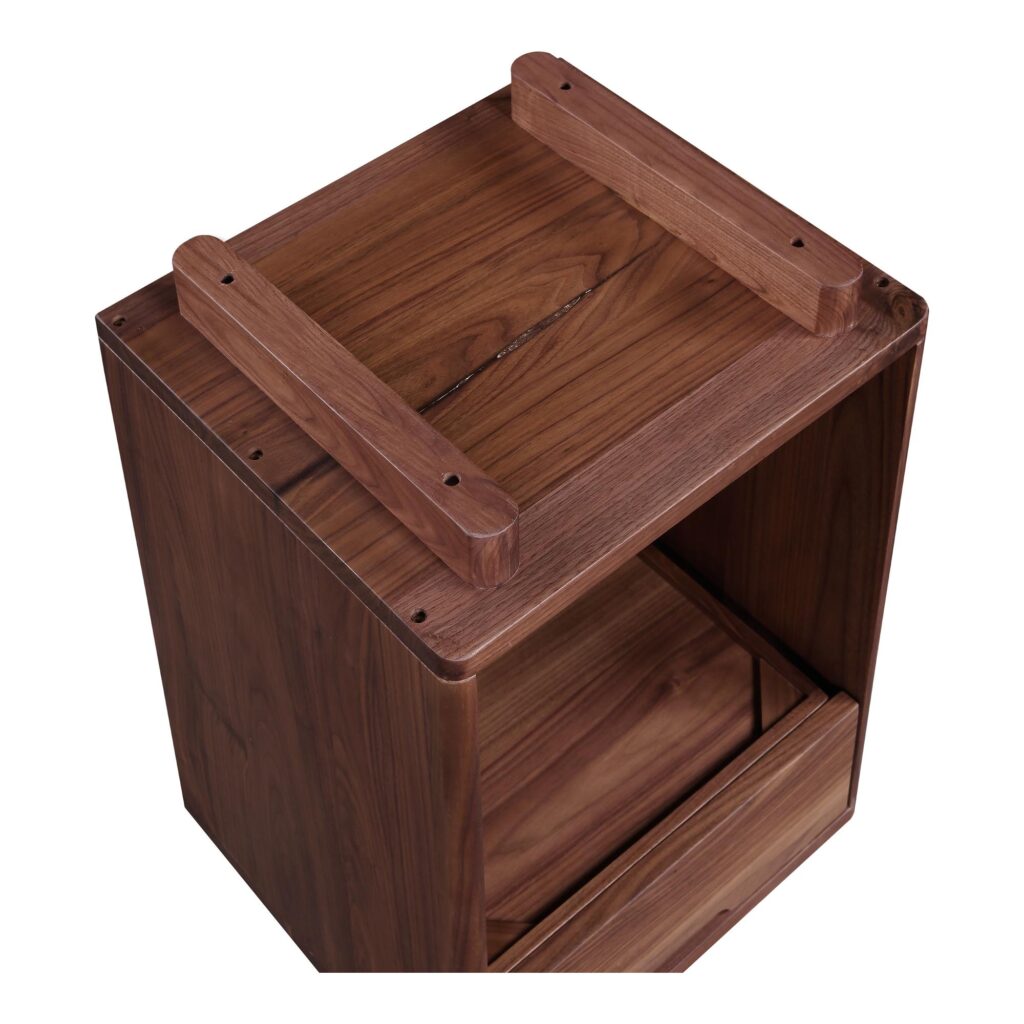 Osamu Walnut Nightstand - Image 5