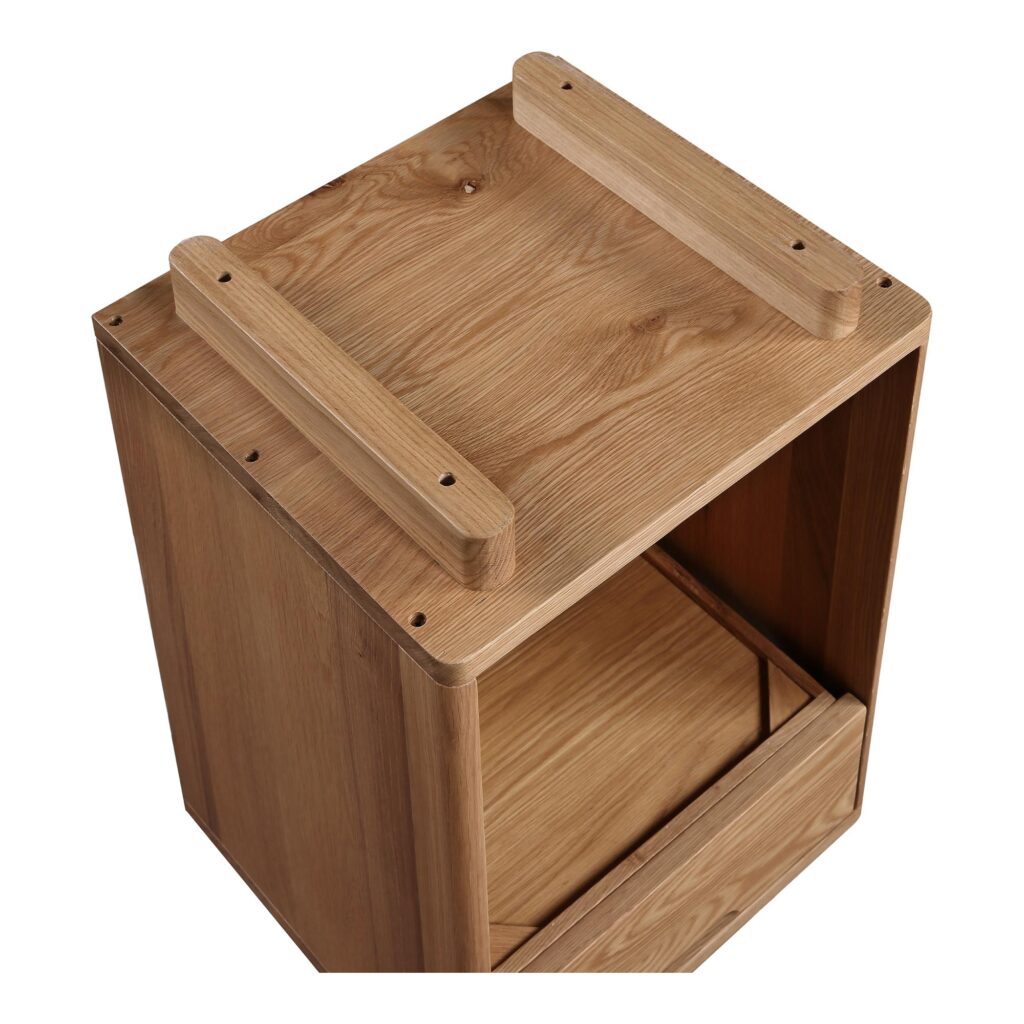 Osamu Oak Nightstand - Image 5