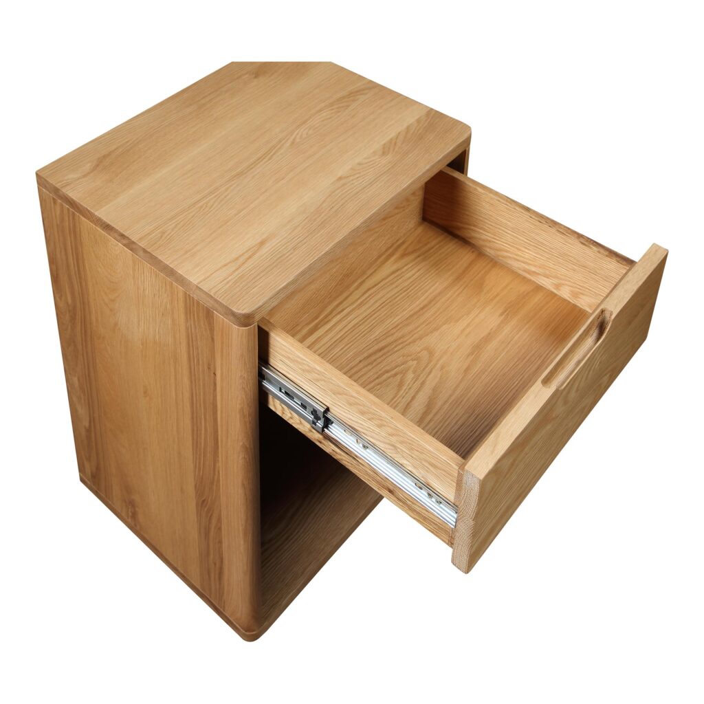 Osamu Oak Nightstand - Image 6