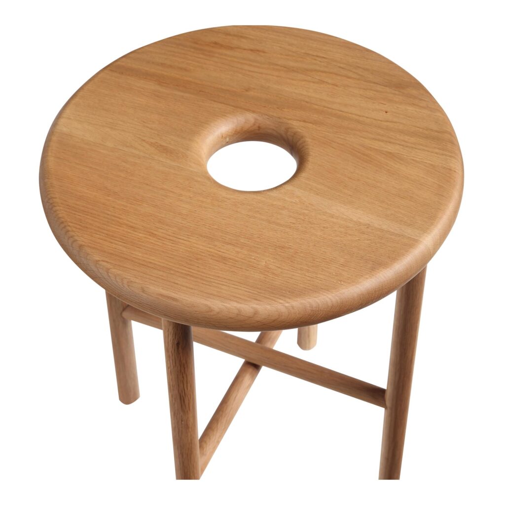 Namba Oak Stool - Image 3