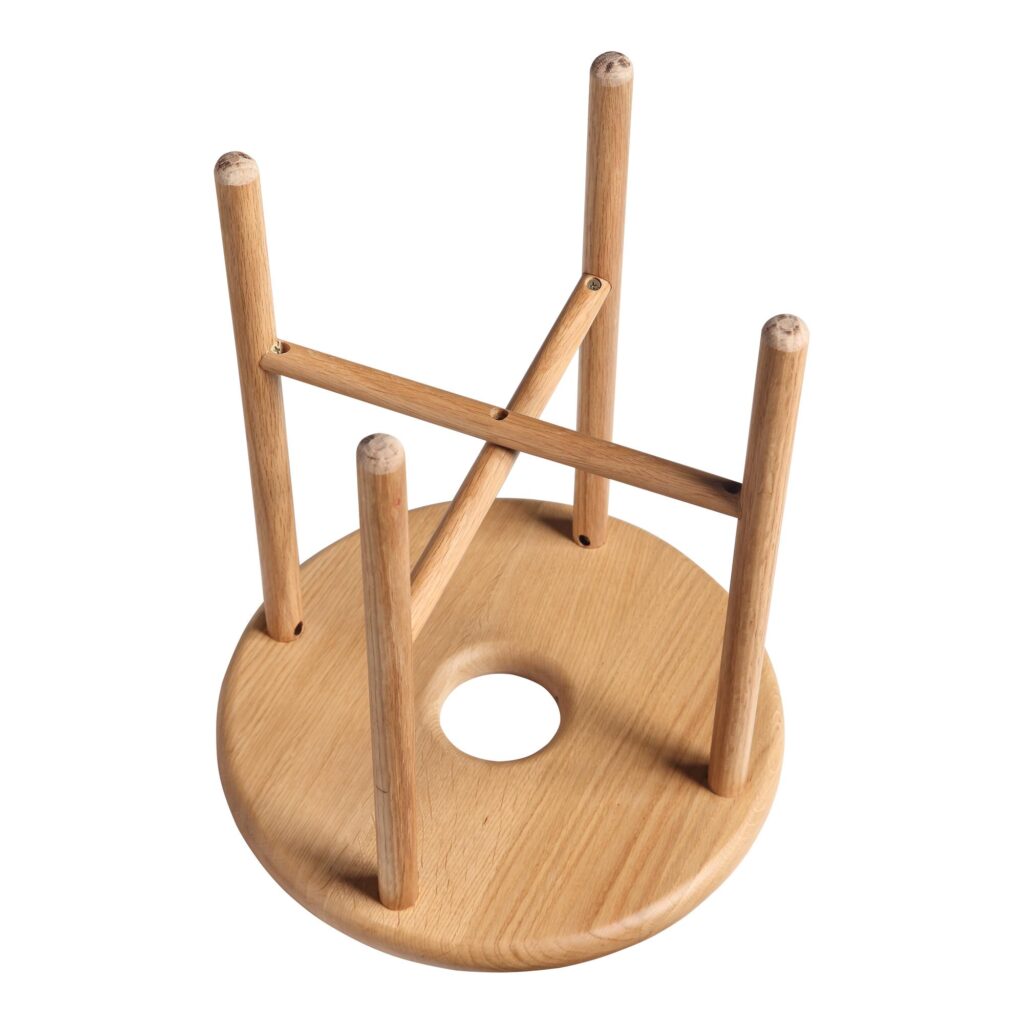 Namba Oak Stool - Image 4