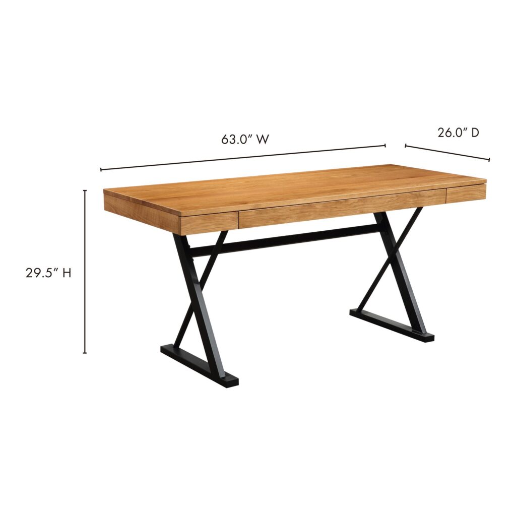 Profecto Desk Oak - Image 11