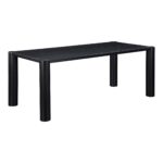 Post Dining Table Oak Black 10 Post Dining Table Oak Black BC-1111-02-0 BC 1111 02 01