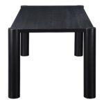 Post Dining Table Oak Black 11 Post Dining Table Oak Black BC-1111-02-0 BC 1111 02 02