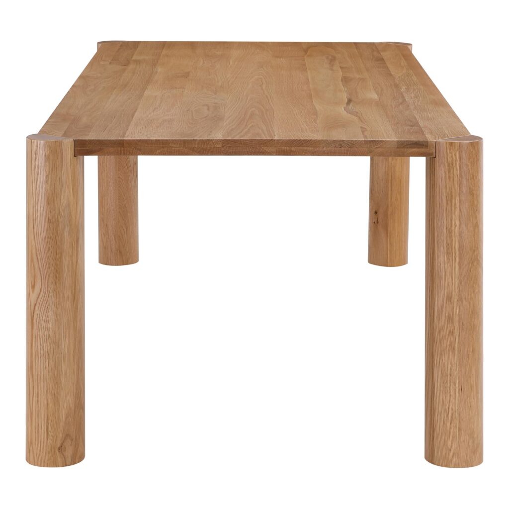 Post Dining Table Oak Natural - Image 3