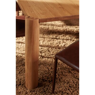 Post Dining Table Oak Natural BC-1111-18-0 BC 1111 18 30